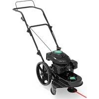 Webb 161cc 56cm Walk Behind Petrol Grass Trimmer, Black