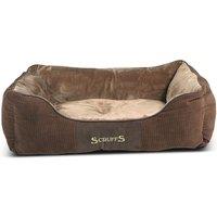 Scruffs Chester Box Bed Chocolate (L), Brown