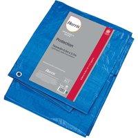 Harris Seriously Good Tarpaulin - 5.5m x 3.7m - Blue