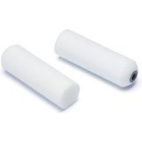 Harris Seriously Good Woodwork Gloss Mini Roller Sleeve 4in - 2 Pack, Grey