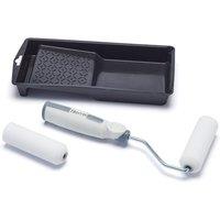 Harris Seriously Good Woodwork Gloss Mini Roller Set 4in, Grey