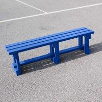 NBB Recycled Furniture NBB Recycled Plastic Backless 150cm Bench - Blue, Blue