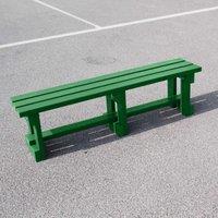 NBB Recycled Furniture NBB Recycled Plastic Backless 150cm Bench - Green, Green