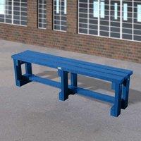 NBB Recycled Furniture NBB Junior Recycled Plastic 150cm Backless Bench - Blue, Blue
