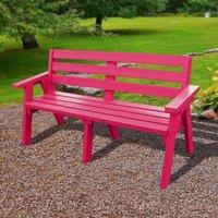NBB Recycled Furniture NBB Recycled Plastic Captain's Seat - Cranberry, Red