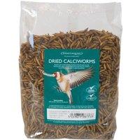 Johnston & Jeff Dried Calciworms Bird Feed 500g, Brown