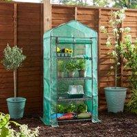 Smart Garden Gro-Zone Classic 4 Tier Greenhouse, Green