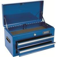 Draper 2 Drawer Tool Chest / Tool Box - Blue, Blue