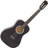 Encore 3/4 Size Classic Guitar Outfit - Black, Black