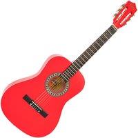 Encore 3/4 Size Classic Guitar Outfit - Red, Red