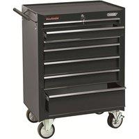 Draper 26" Roller Cabinet (7 Drawer) - Black, Black