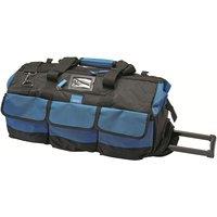 Draper Rolling Tool Bag - Blue & Back, Blue