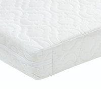 Babymore Deluxe Sprung Cot mattress 120 x 60 x 10 CM, White