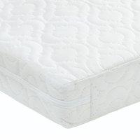 Babymore Dual Core Pocket Sprung Cot Mattress 140x70x10cm, White
