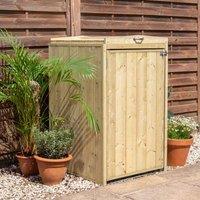 Mercia Premium Pressure Treated Single Bin Store, Brown