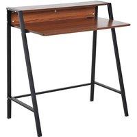 Zennor Sitka Computer Desk - Walnut, Brown