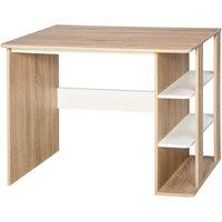 Zennor Marais Desk with Display Shelves - Oak, Brown
