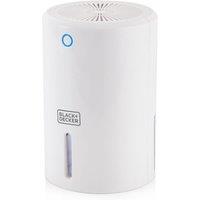 Black & Decker 900ml Portable Mini Dehumidifier with Low Noise Operation, White