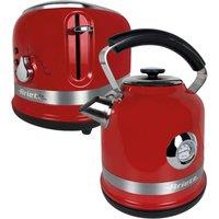 Ariete ARPK30 Moderna 1.7L Kettle and 2-Slice Toaster - Red