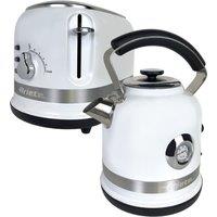Ariete ARPK32 Moderna 1.7L Kettle and 2-Slice Toaster White, White