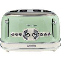 Ariete AR5604 Vintage 4-Slice Toaster - Green, Green