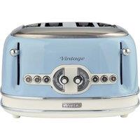 Ariete AR5605 Vintage 4-Slice Toaster - Blue, Blue