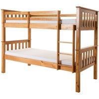 Porto Bunk Bed Pine, Brown