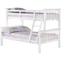 Porto Triple Bunk Bed White, White