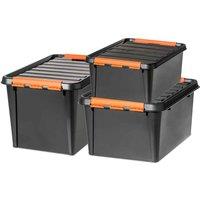Orthex SmartStore DIY Pro Plastic Storage Box - 91L across 3 boxes