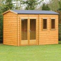 Shire Garden Office Studio - 12 ft x 12 ft, Brown