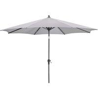 Platinum Riva 3m Round Parasol (base not included) - Light Grey, Grey