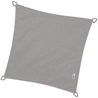 Nesling Coolfit 3.6m Square Shade Sail with Accessory and Fixing Kit - Grey