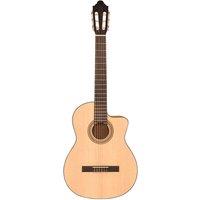 Santos Martinez Estudio Electro-Acoustic Cutaway Classic Guitar - Natural Satin, Brown