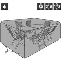 Charles Bentley Large 6-Seater Furniture Set Cover - Black, Black