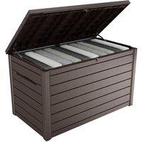 Keter 870L XXL Deck Storage Box - Brown, Brown