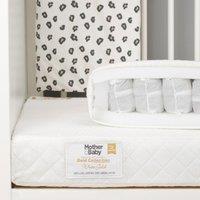Mother&Baby White Gold Anti Allergy Pocket Sprung Cot Mattress, White