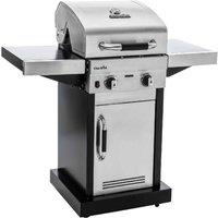 Char-Broil Advantage 225S 2 Burner Gas BBQ Grill - Stainless Steel, Silver