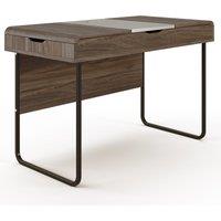 Solstice Nova Desk - Walnut/Grey, Grey