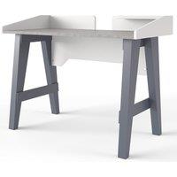 Solstice Pallas Desk - White/Grey, White