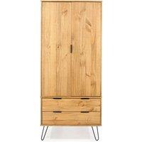 Core Products Augusta 2 Door, 2 Drawer Wardrobe, Brown