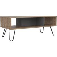 Core Products Vegas Coffee Table With Storage Shelf, Brown