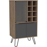 Core Products Vegas Wine and Drinks Cabinet, Brown