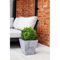 Ivyline Stone Ella Pot 34cm - Grey, Grey