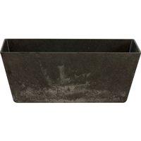 Ivyline Stone Ella Balcony Trough 55cm - Black, Black