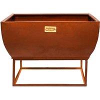 Ivyline 35cm Outdoor Windermere Firebowl - Rust Iron, Brown