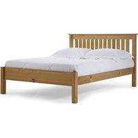Manila LFE Pine Single Bed, Brown