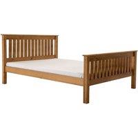 Manila HFE Pine Single Bed - Antique, Brown