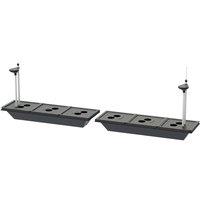 VegTrug Self Watering Kit - 1.8m Classic, Black