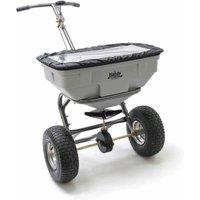 The Handy 57kg (125lb) Heavy Duty Easy Build Spreader, Black