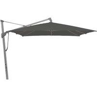 Glatz Sombrano 4 x 3m Rectangle Class 2 Parasol (base not included) - Stone Grey, Grey